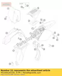 Ici, vous pouvez commander le carbur. Connec. Boot sxr sen. 01 auprès de KTM , avec le numéro de pièce 45106026100: