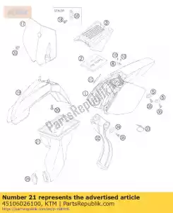 ktm 45106026100 carbur.connec.boot sxr sen. 01 - Bottom side