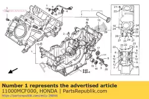 honda 11000MCF000 geen beschrijving beschikbaar op dit moment - Onderkant