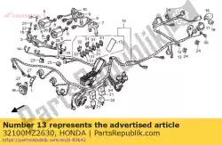 Qui puoi ordinare nessuna descrizione disponibile al momento da Honda , con numero parte 32100MZ2630: