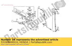 Honda 53180MAN910 m? bruke 910za eller zb - Onderkant