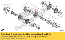 Ici, vous pouvez commander le pas de description disponible auprès de Honda , avec le numéro de pièce 23441KPH900: