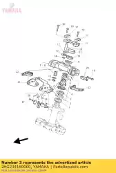 Ici, vous pouvez commander le couverture, course de billes 2 auprès de Yamaha , avec le numéro de pièce 2HG234160000: