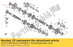 Aqui você pode pedir o nenhuma descrição disponível no momento em Honda , com o número da peça 23471HM3670: