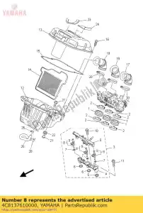 yamaha 4C8137610000 iniettore assy - Il fondo