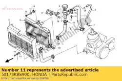 Here you can order the no description available at the moment from Honda, with part number 50173KBS900: