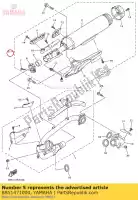 BS51471000, Yamaha, conjunto de silenciador 1 yamaha xvs950cu bolt xvs950cud 950 , Nuevo