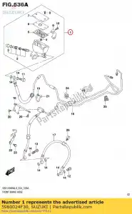 Suzuki 5960024F30 ensemble piston et coupelle - La partie au fond