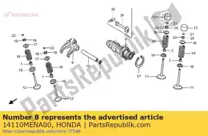 honda 14110MENA00 árbol de levas comp. - Lado inferior