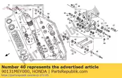 Aqui você pode pedir o parafuso, link, 12x120 em Honda , com o número da peça 90131MEY000: