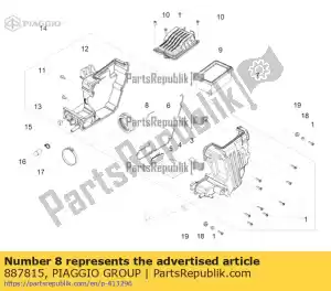 Piaggio Group 887815 w?? wlotowy - Dół