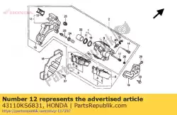Aquí puede pedir soporte comp., rr. De Honda , con el número de pieza 43110KS6831: