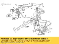 GU30657500, Piaggio Group, Tubo dell'olio moto-guzzi daytona daytona racing sport carburatori 1000 1100 1992 1994 1996, Nuovo