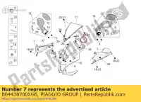 B04438700XG6, Piaggio Group, carenagem dianteira amarela aprilia rsv rsv4 1000 2011 2012 2013, Novo