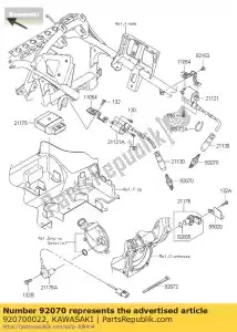 kawasaki 920700022 cpr7ea-9 (ngk sparkplug) vn900 - Bottom side