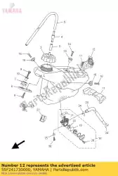 Aquí puede pedir banda, montaje de tanque 1 de Yamaha , con el número de pieza 5SF241730000: