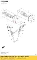 1274112K00, Suzuki, piñón, árbol de levas suzuki gsxr150rfx gsxr150rf gsxs125mlx gsxs125ml gsxr125xa gsxs125xa gsxr125a 150 125 , Nuevo