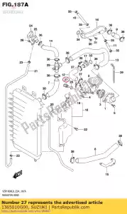 suzuki 1365010G00 sensor, water te - Onderkant