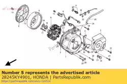 Ici, vous pouvez commander le pas de description disponible pour le moment auprès de Honda , avec le numéro de pièce 28245KY4901: