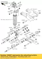 390070349, Kawasaki, Arm-susp,uni trak kx250ycf kawasaki kx 250 2012, New