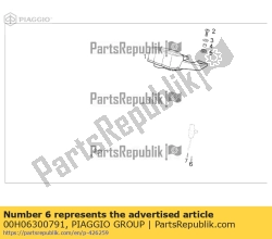 Aprilia 00H06300791, Vis, OEM: Aprilia 00H06300791