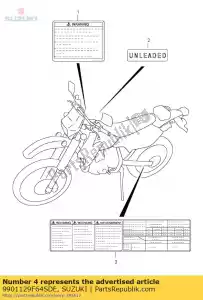 Suzuki 9901129F64SDE handleiding, eigenaar s - Onderkant