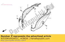 Aqui você pode pedir o conjunto de capa, l. Corpo (wl) * em Honda , com o número da peça 83550KVAD00ZC: