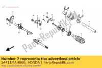 24411MAH000, Honda, cam, versnellingspook honda vt 1100 1995 1996 1997 1998 1999 2000, Nieuw