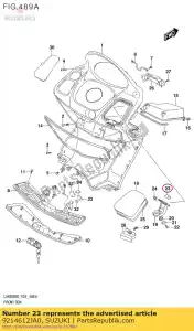 suzuki 9214612JA0 kussen, inname - Onderkant