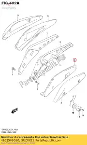 suzuki 4162548G10 rubber,frame ha - Bottom side