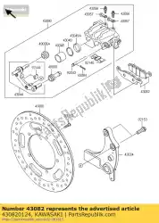 pad-assy-rem vn1700dcf van Kawasaki, met onderdeel nummer 430820124, bestel je hier online: