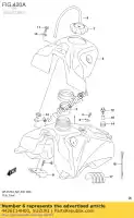 4426114H00, Suzuki, caoutchouc, réservoir de carburant suzuki  dr z 70 125 2008 2009 2010 2012 2014 2015 2016 2017 2018 2019, Nouveau