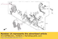 Tutaj możesz zamówić brak opisu w tej chwili od Honda , z numerem części 45150MBLD01: