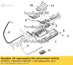 Qui puoi ordinare camera galleggiante della batteria da Piaggio Group , con numero parte 639853: