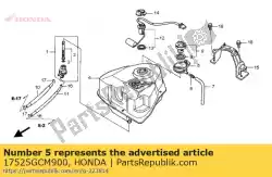 Aquí puede pedir bandeja, combustible de Honda , con el número de pieza 17525GCM900: