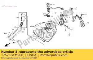 honda 17525GCM900 bandeja, combustible - Lado inferior