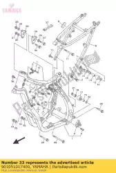 Aquí puede pedir perno, brida de Yamaha , con el número de pieza 901051017400: