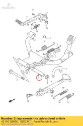 Aquí puede pedir espaciador, centro m de Suzuki , con el número de pieza 4219118H00: