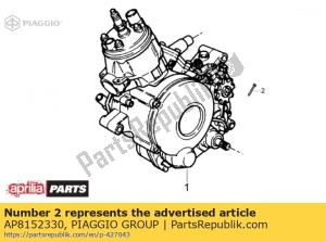 aprilia AP8152330 cisalhamento rebite m6x25 - Lado inferior