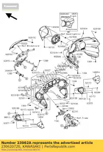 kawasaki 230620720 bracket-comp, cowling vn1700bbf - Il fondo