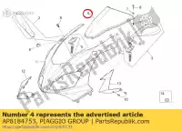 AP8184753, Piaggio Group, Parabrisa     , Novo