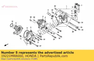 Honda 19221MR8000 pokrywa, pompa wodna - Dół