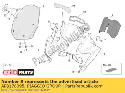 Qui puoi ordinare parabrezza rh. Blu da Piaggio Group , con numero parte AP8178395: