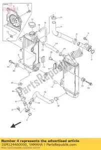 yamaha 1SM124460000 articulação - Lado inferior