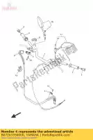 B67263350000, Yamaha, cabo, embreagem yamaha  mt 1000 2016 2017 2018 2019 2020 2021, Novo