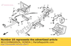 Aqui você pode pedir o guarda-lamas, l r * nh1 * em Honda , com o número da peça 80122HN6000ZA: