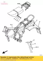 55Y2111000FH, Yamaha, quadro, armação yamaha xt 350, Novo