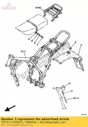 Here you can order the frame from Yamaha, with part number 55Y2111000FH: