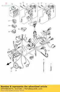 Suzuki D944802875 klem - Onderkant