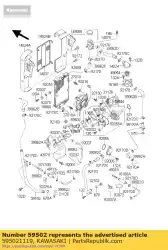 Aquí puede pedir fan-assy de Kawasaki , con el número de pieza 595021119: